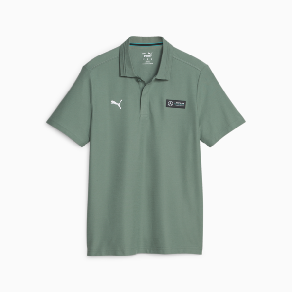Mercedes-AMG PETRONAS Men's Motorsport Polo, Eucalyptus, large-ZAF