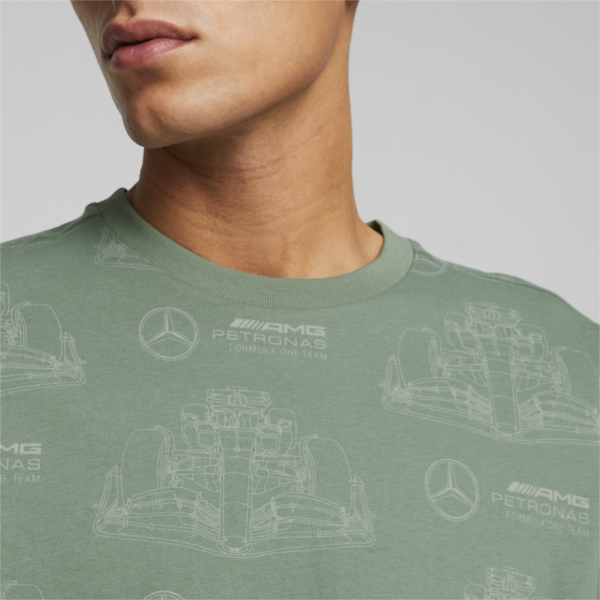 Remera para hombre Mercedes-AMG PETRONAS, Eucalyptus, large-ARG