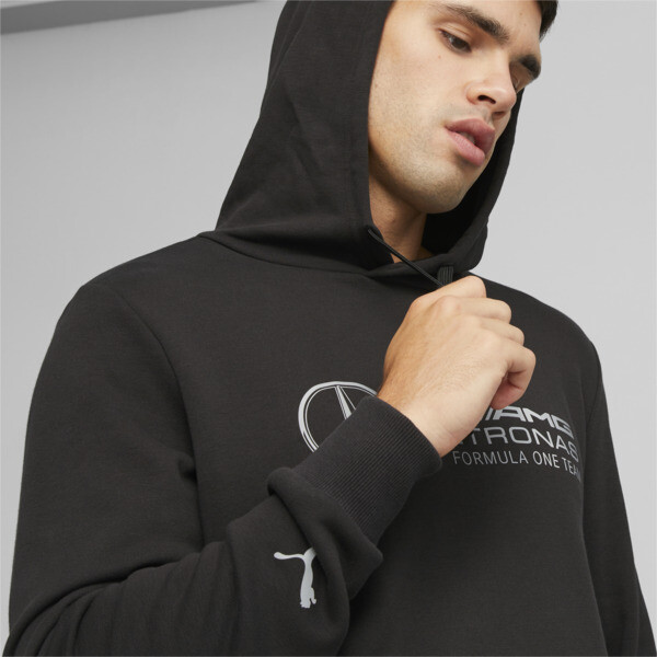 Mercedes AMG PETRONAS Men s Motorsport Hoodie black PUMA