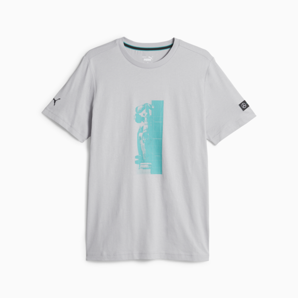 Mercedes-AMG PETRONAS Men's Motorsport Tee, Mercedes Team Silver, large-ZAF