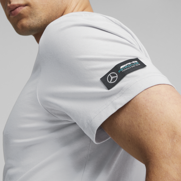 Mercedes-AMG PETRONAS Men's Motorsport Tee, Mercedes Team Silver, large-ZAF