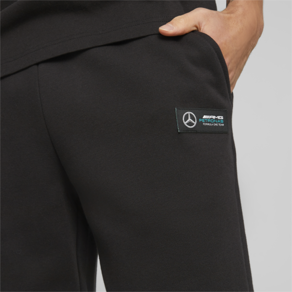 Mercedes-AMG PETRONAS Men's Motorsport Shorts, PUMA Black, large-ZAF