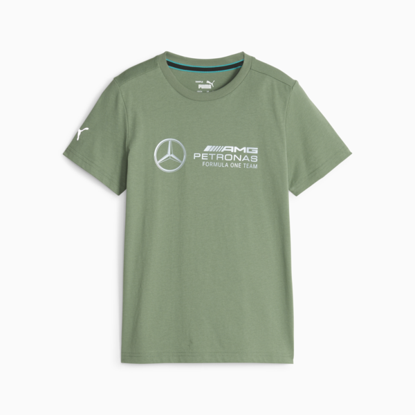 Mercedes-AMG Petronas Motorsport Youth Logo Tee, Eucalyptus, large-ZAF