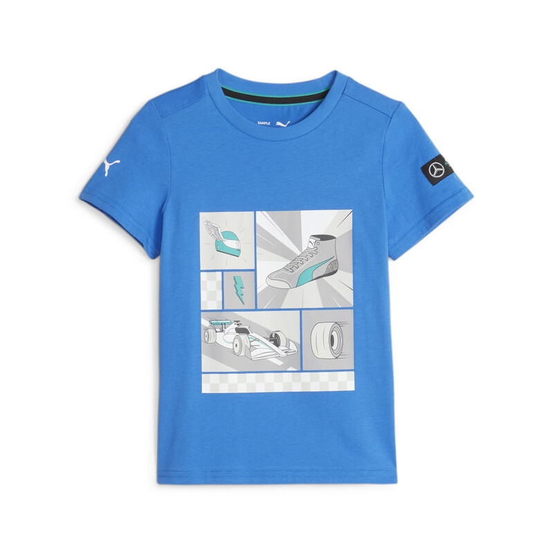 

PUMA Mercedes-AMG Petronas Motorsport Kid's Tee, Black/blue