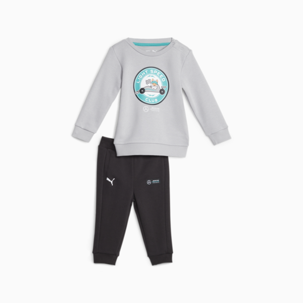 Mercedes-AMG Petronas Motorsport Toddlers' Crew Jogger, Mercedes Team Silver, large-ZAF