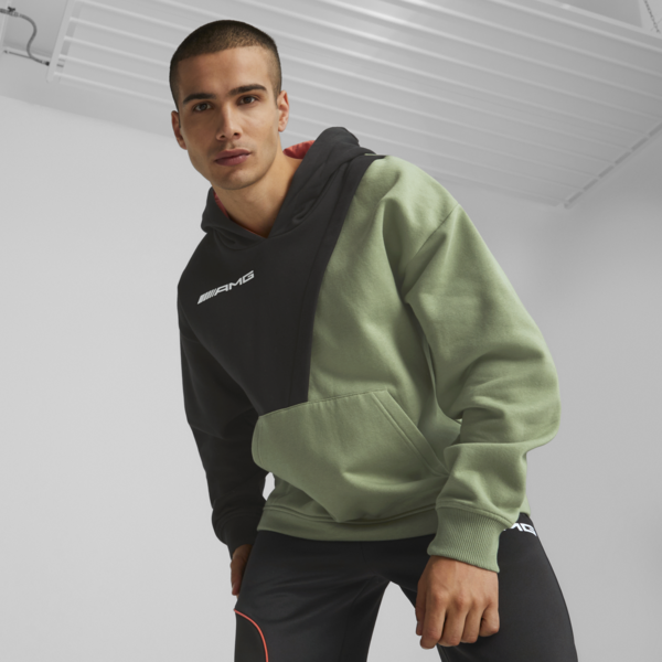 Mercedes-AMG Statement Men's Hoodie, Dusty Green, large-ZAF