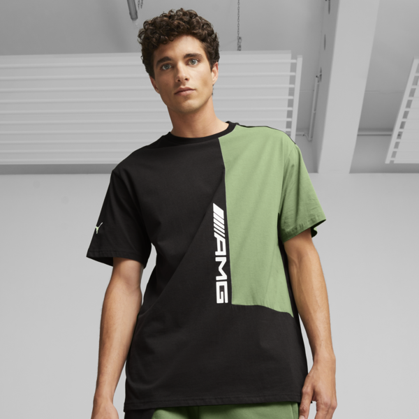 Mercedes-AMG Statement Men's Tee, PUMA Black, large-ZAF