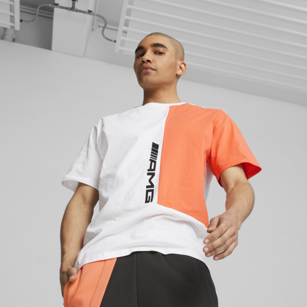 Mercedes-AMG Statement Men's Tee, PUMA White, large-ZAF
