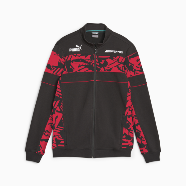 Mercedes-AMG Camo SDS Men's Sweat Jacket, PUMA Black, large-ZAF