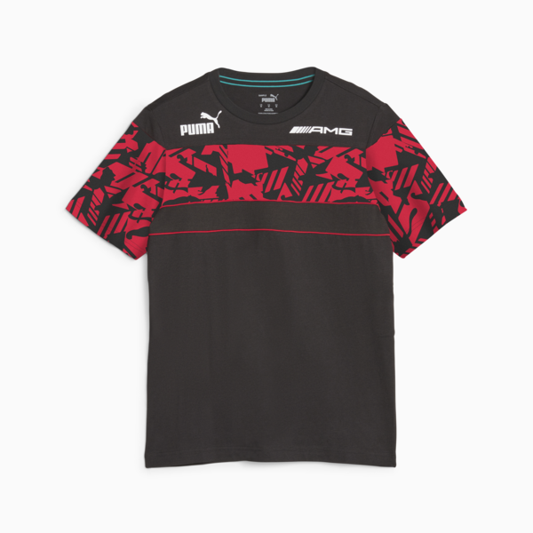 Mercedes-AMG Camo SDS Men's Tee, PUMA Black, large-ZAF