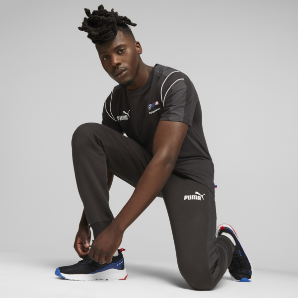 BMW M Motorsport Men's MT7 Tee, PUMA Black, large-ZAF