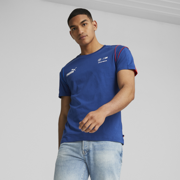 BMW M Motorsport Men's MT7 Tee, Pro Blue-M Color, large-ZAF