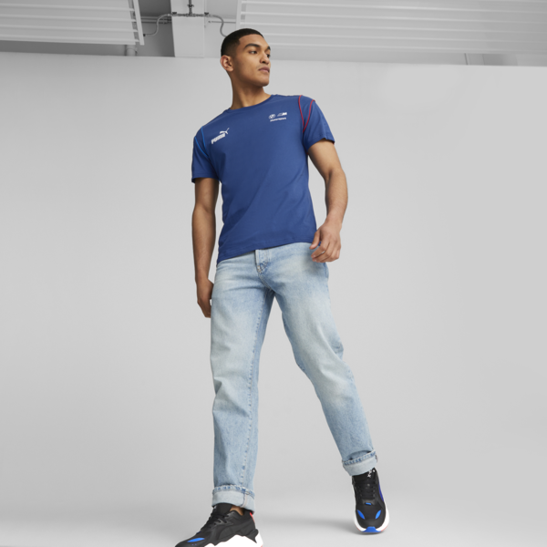 BMW M Motorsport Men's MT7 Tee, Pro Blue-M Color, large-ZAF
