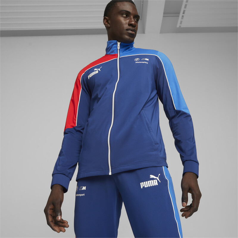Puma blue track jacket sales