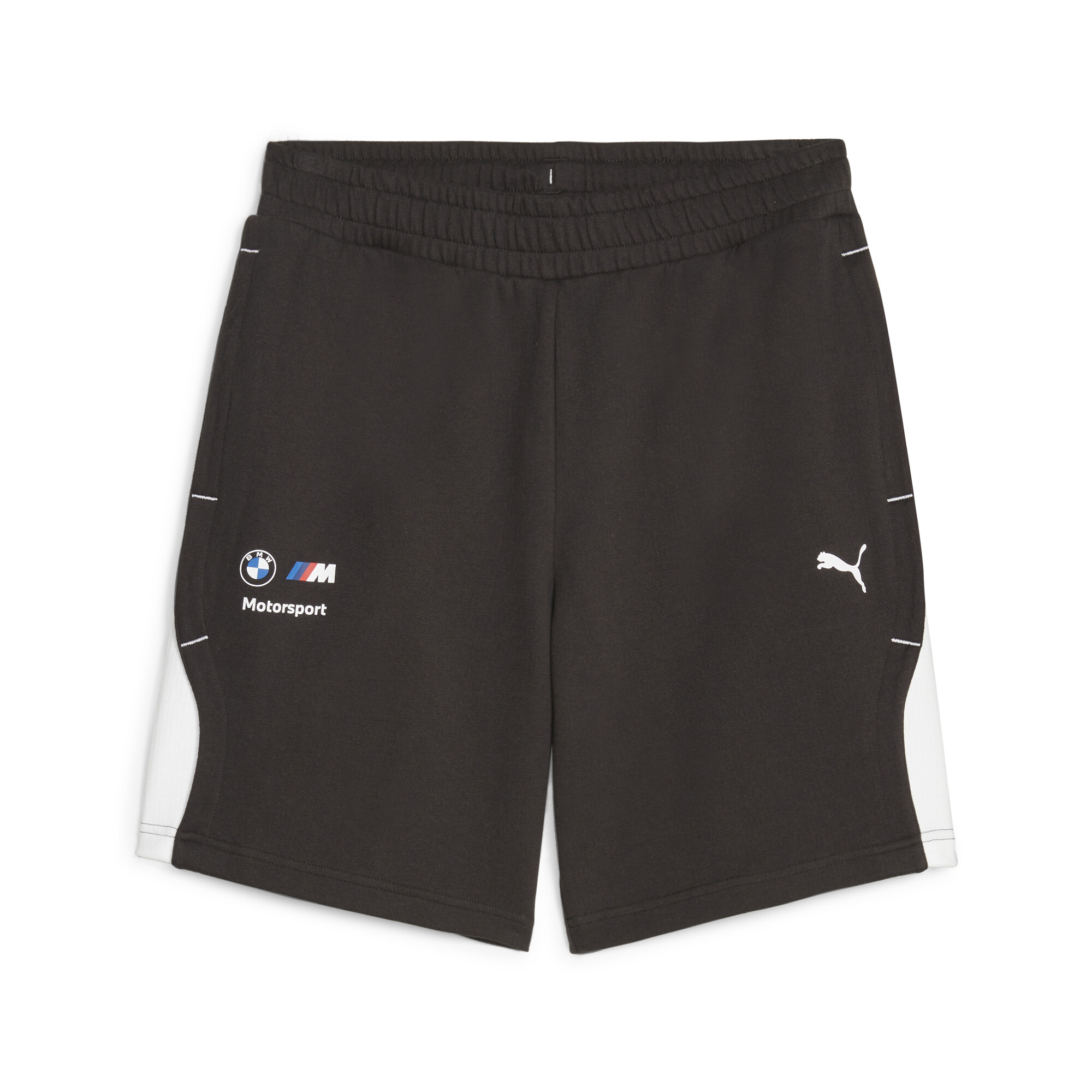 Men's PUMA BMW M Motorsport Sweat Shorts In Black, Size XS, Cotton