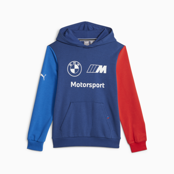 BMW M Motorsport Youth Essentials Sweatshirt, Pro Blue-M Color, large-ZAF