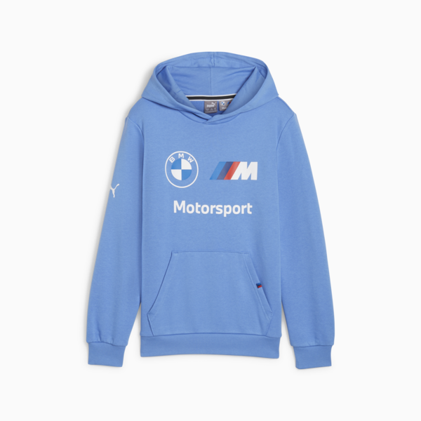 BMW M Motorsport Youth Essentials Sweatshirt, Blue Skies, large-ZAF