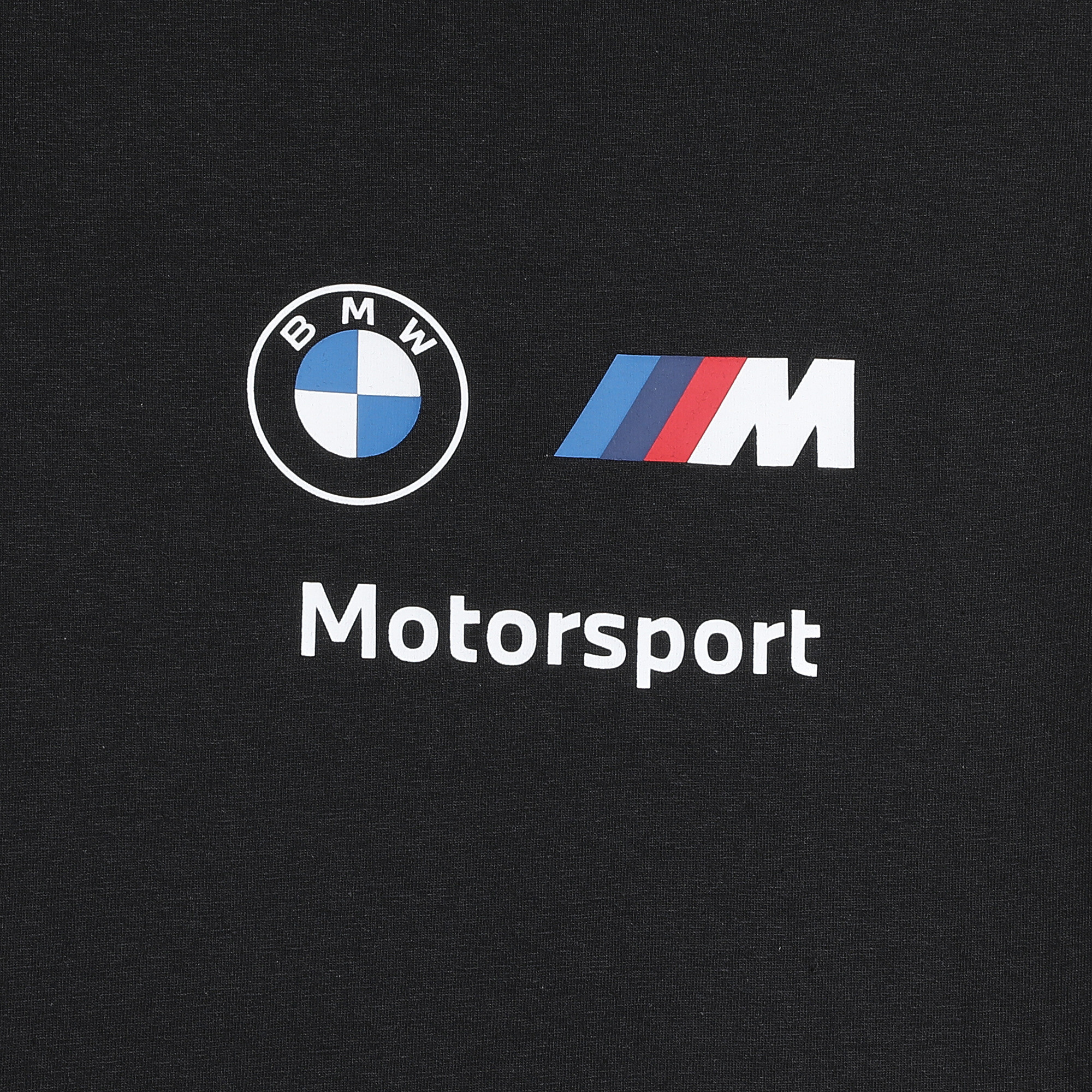 Puma BMW M Motorsport Essentials Logo T-Shirt, Black, Size 7-8Y, Clothing