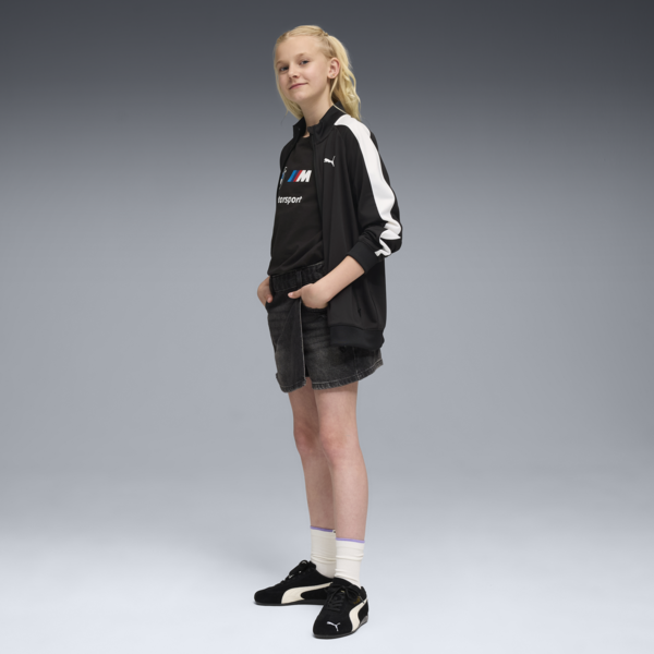 BMW M Motorsport Essentials Logo Tee, PUMA Black, large-ZAF