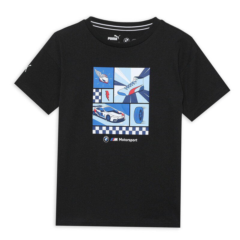 PUMA BMW M Motorsport Kid's Motorsport Tee, Black