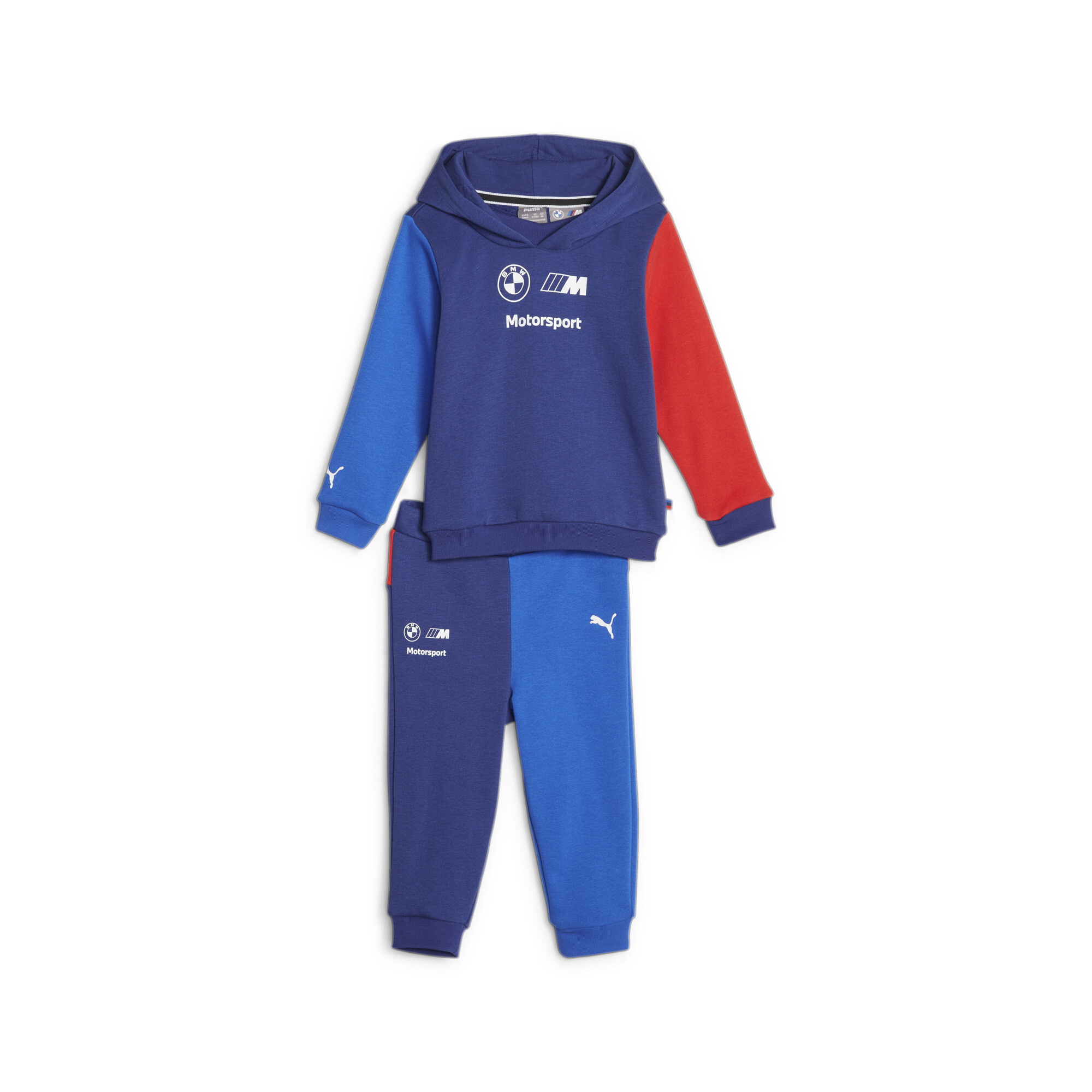 Puma BMW M Motorsport Kids' Motorsport Jogger Suit, Blue, Size 12-18M, Clothing