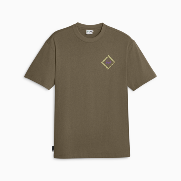 Remera para hombre DOWNTOWN Graphic, Chocolate Chip, large-ARG