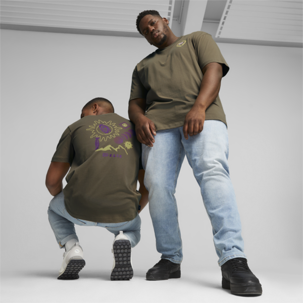 Remera para hombre DOWNTOWN Graphic, Chocolate Chip, large-ARG