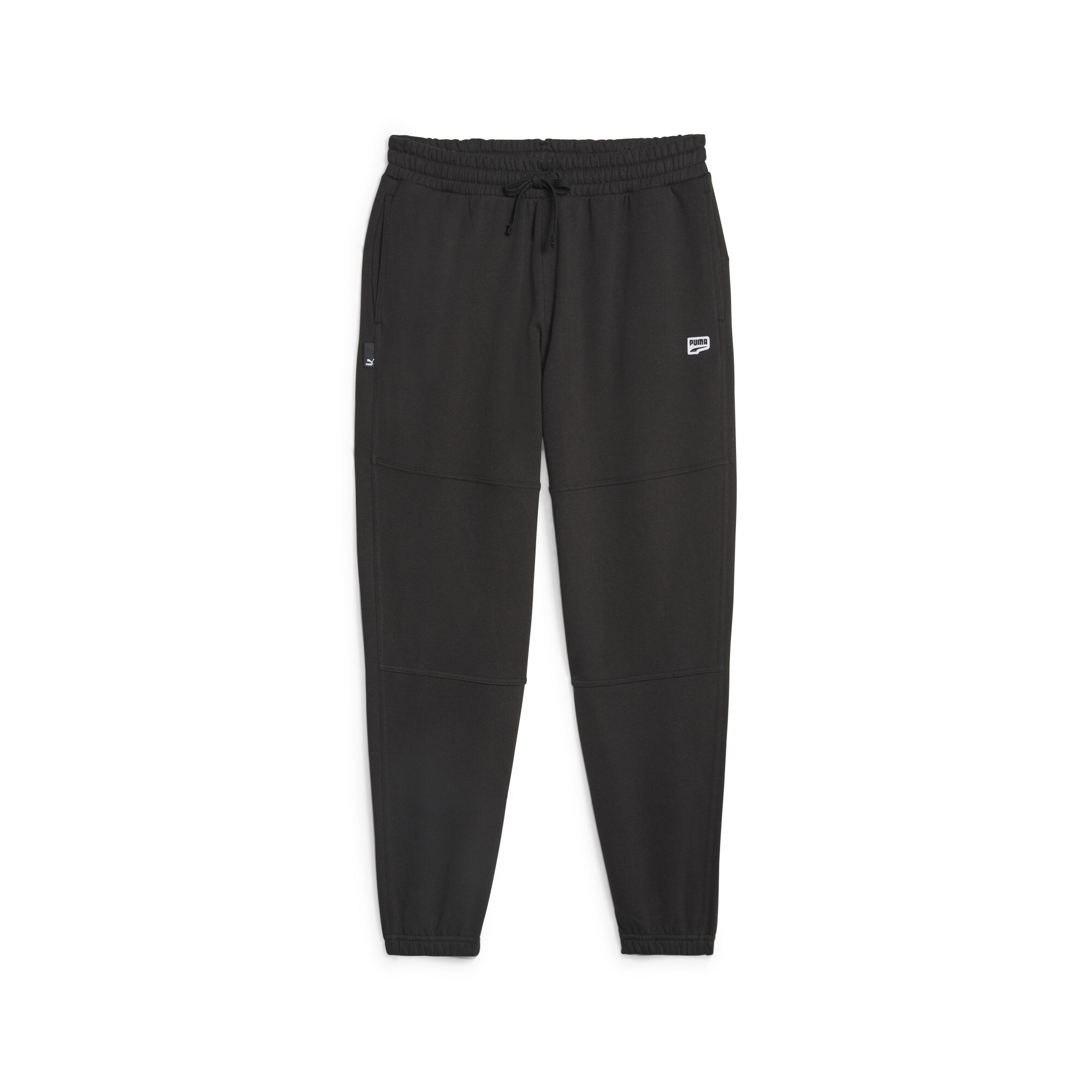 Men's PUMA DOWNTOWN Sweatpants In Black, Size Large, Cotton