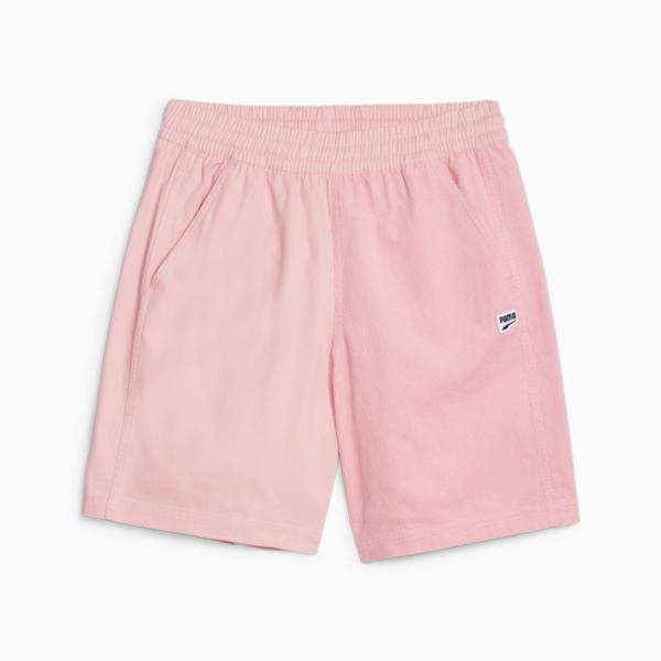 Downtown Men's Relaxed Corduroy Shorts, Peach Smoothie, large-ZAF