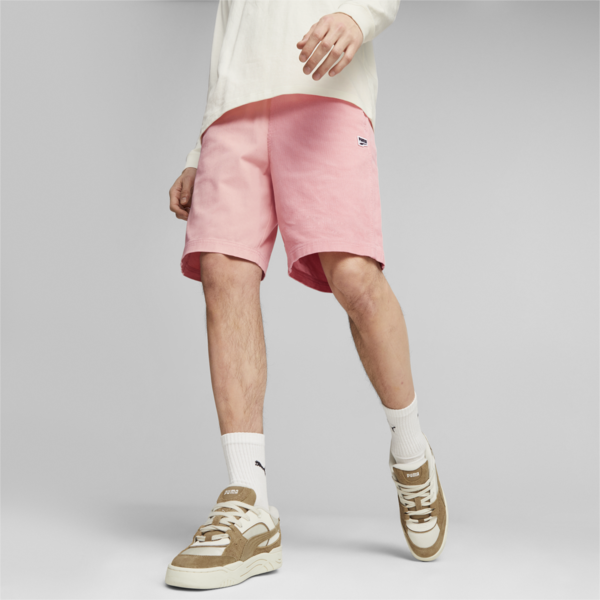 Downtown Men's Relaxed Corduroy Shorts, Peach Smoothie, large-ZAF