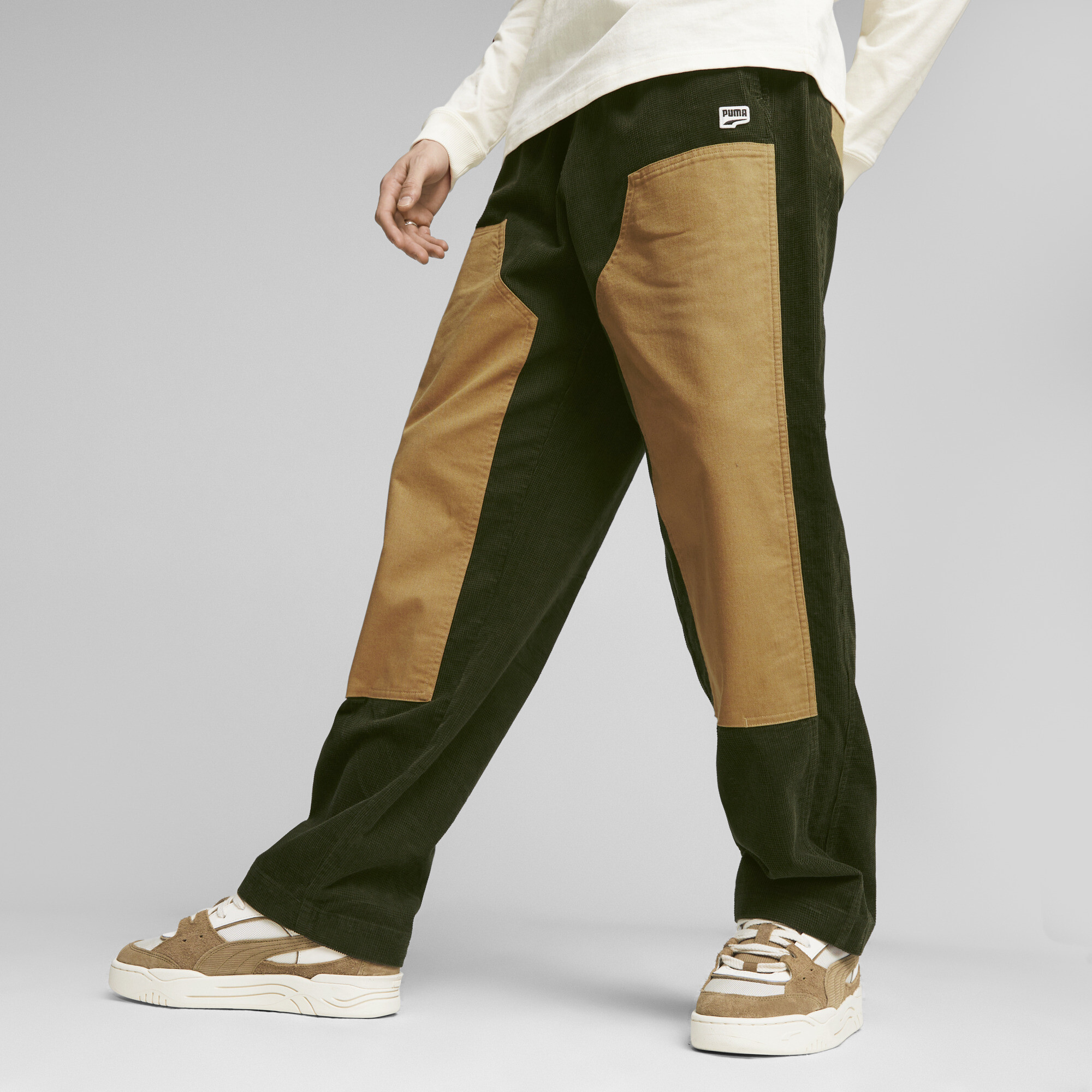 PUMA Downtown Corduroy Pants, Camel Men's Casual Pants