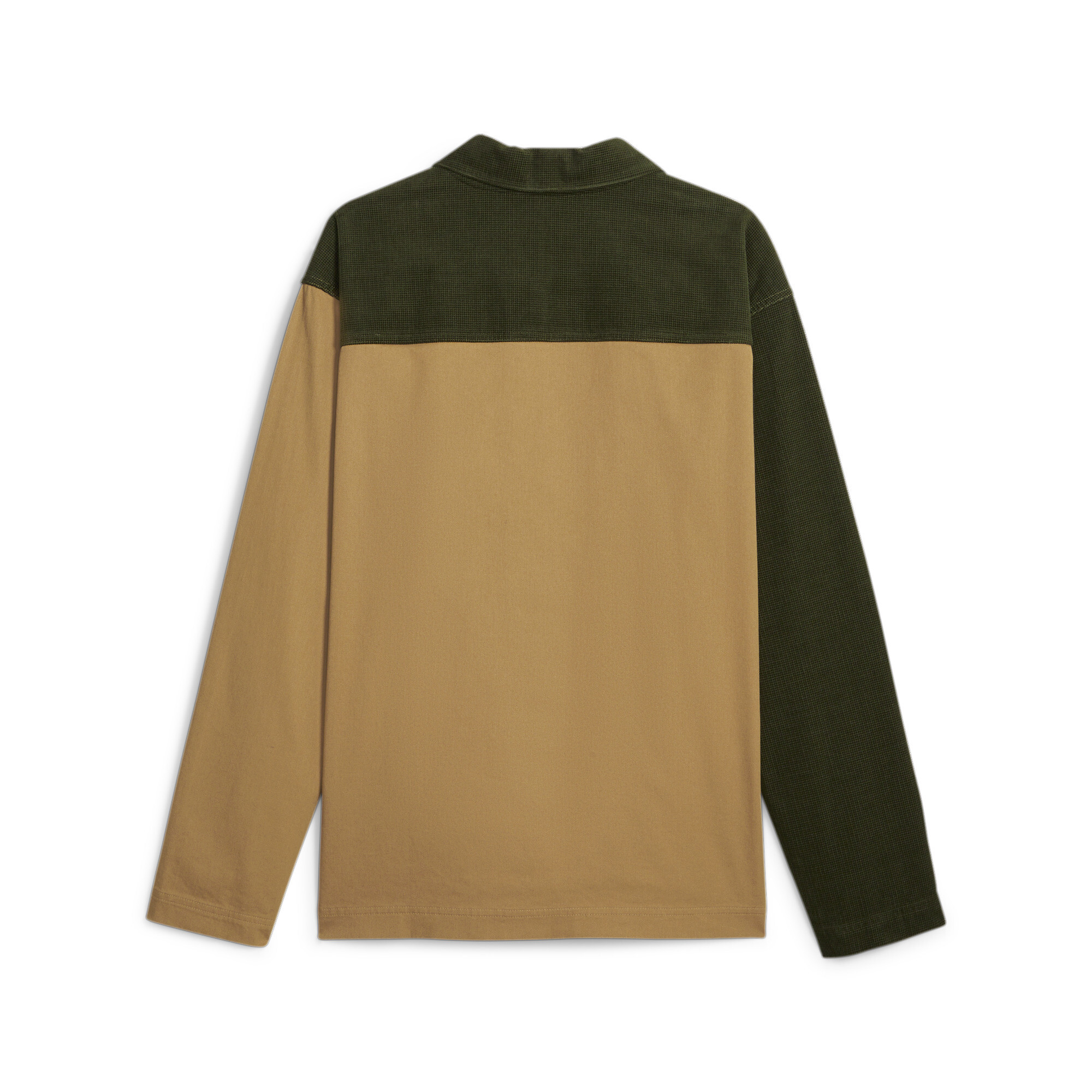 Men's Puma DOWNTOWN's Corduroy Shirt, Green, Size L, Clothing