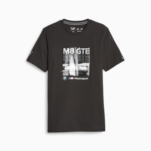 BMW M Motorsport Men's Car Graphic Tee, PUMA Black, large-ZAF