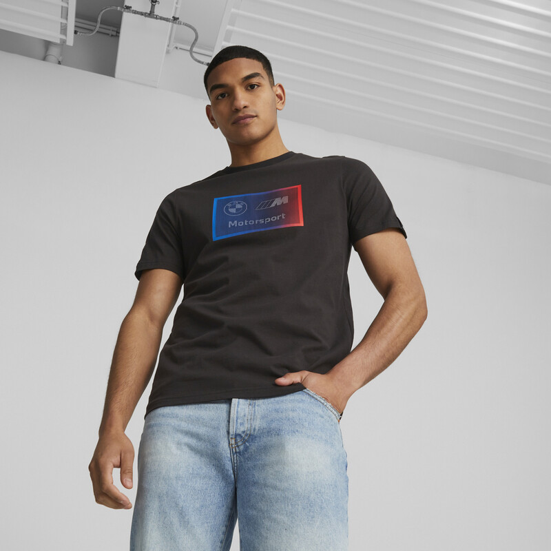 Men's PUMA BMW M Motorsport Logo T-shirt, Black