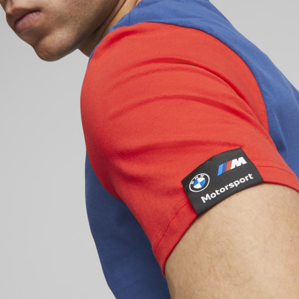 BMW M Motorsport Men's Logo Tee, Pro Blue-M Color, large-ZAF