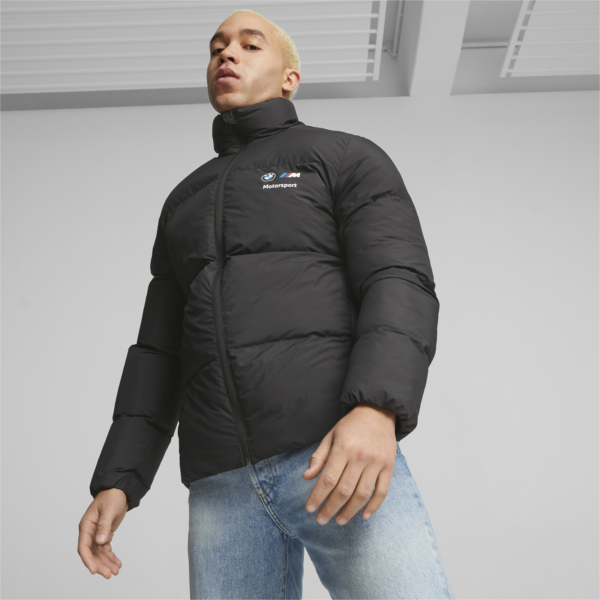 BMW M Motorsport Men s Padded Jacket black PUMA