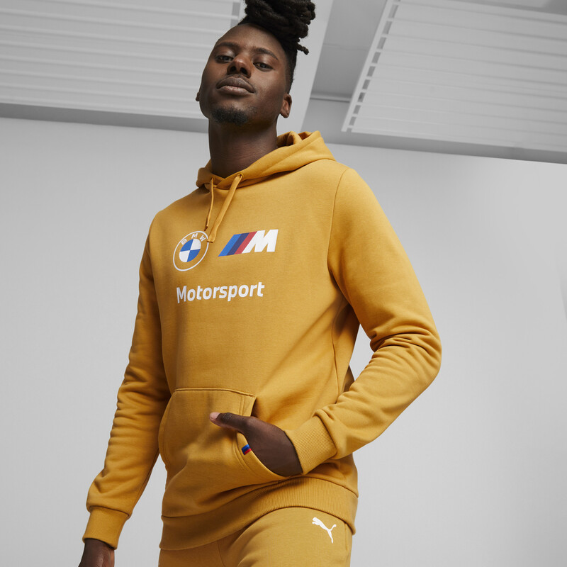 Men s PUMA BMW M Motorsport Fleece Hoodie in Amber size L PUMA