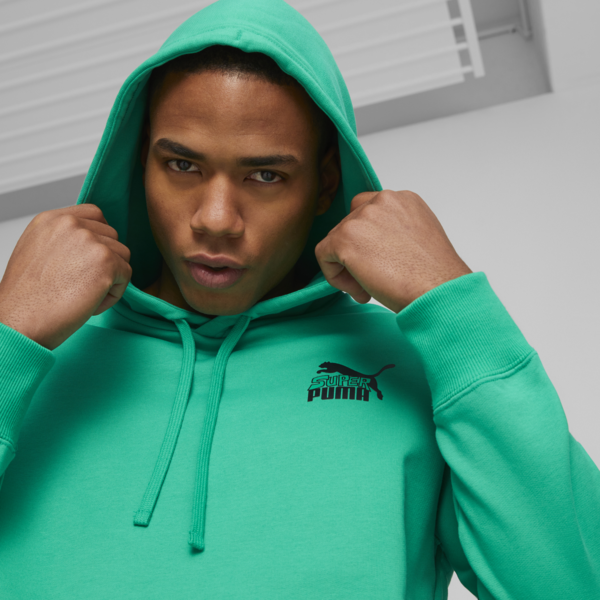 Classics Men's Super PUMA Hoodie, Grassy Green, large-ZAF