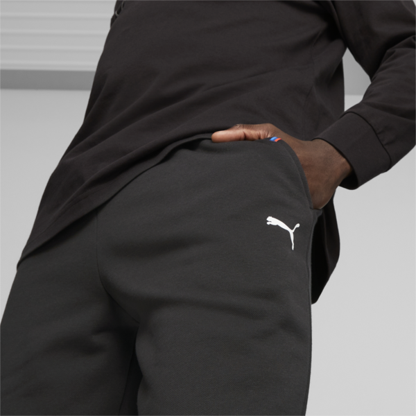 BMW M Motorsport Essentials Fleece Shorts, PUMA Black, large-ZAF