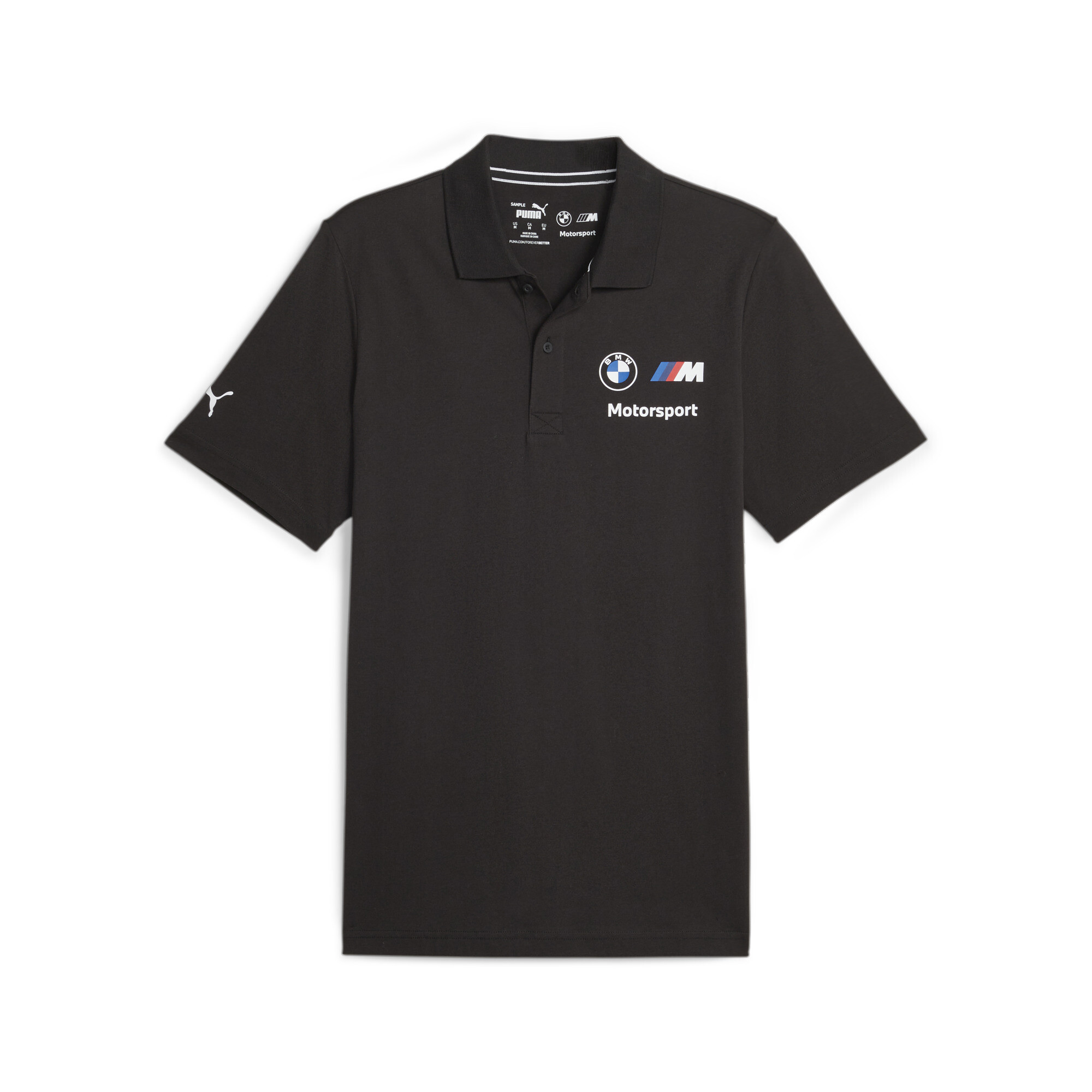 Men's Puma BMW M Motorsport's Polo T-Shirt, Black T-Shirt, Size XXL T-Shirt, Clothing