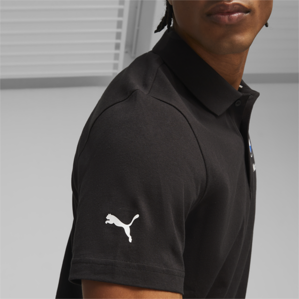 BMW M Motorsport Men's Polo, PUMA Black, large-ZAF