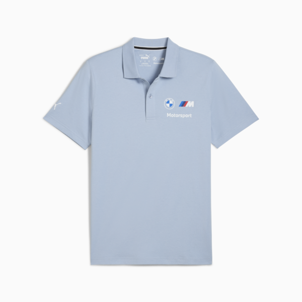 BMW M Motorsport Men's Polo, Blue Wash, large-MEX