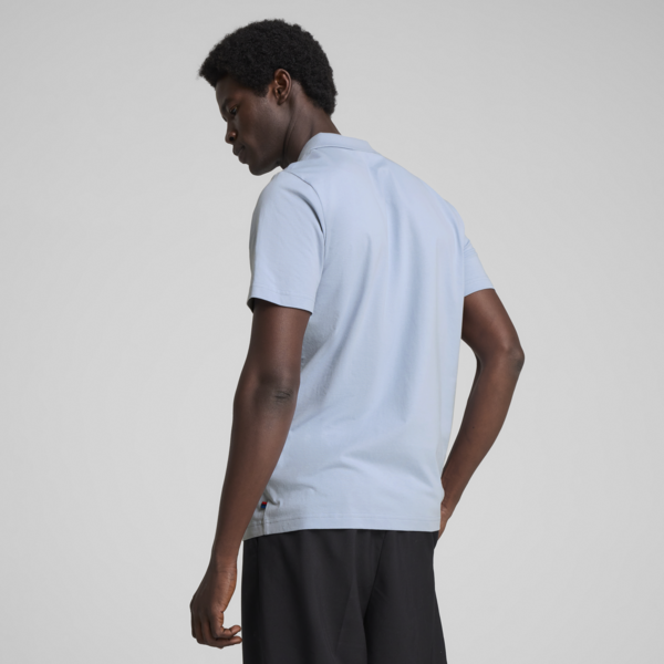 BMW M Motorsport Men's Polo, Blue Wash, large-MEX