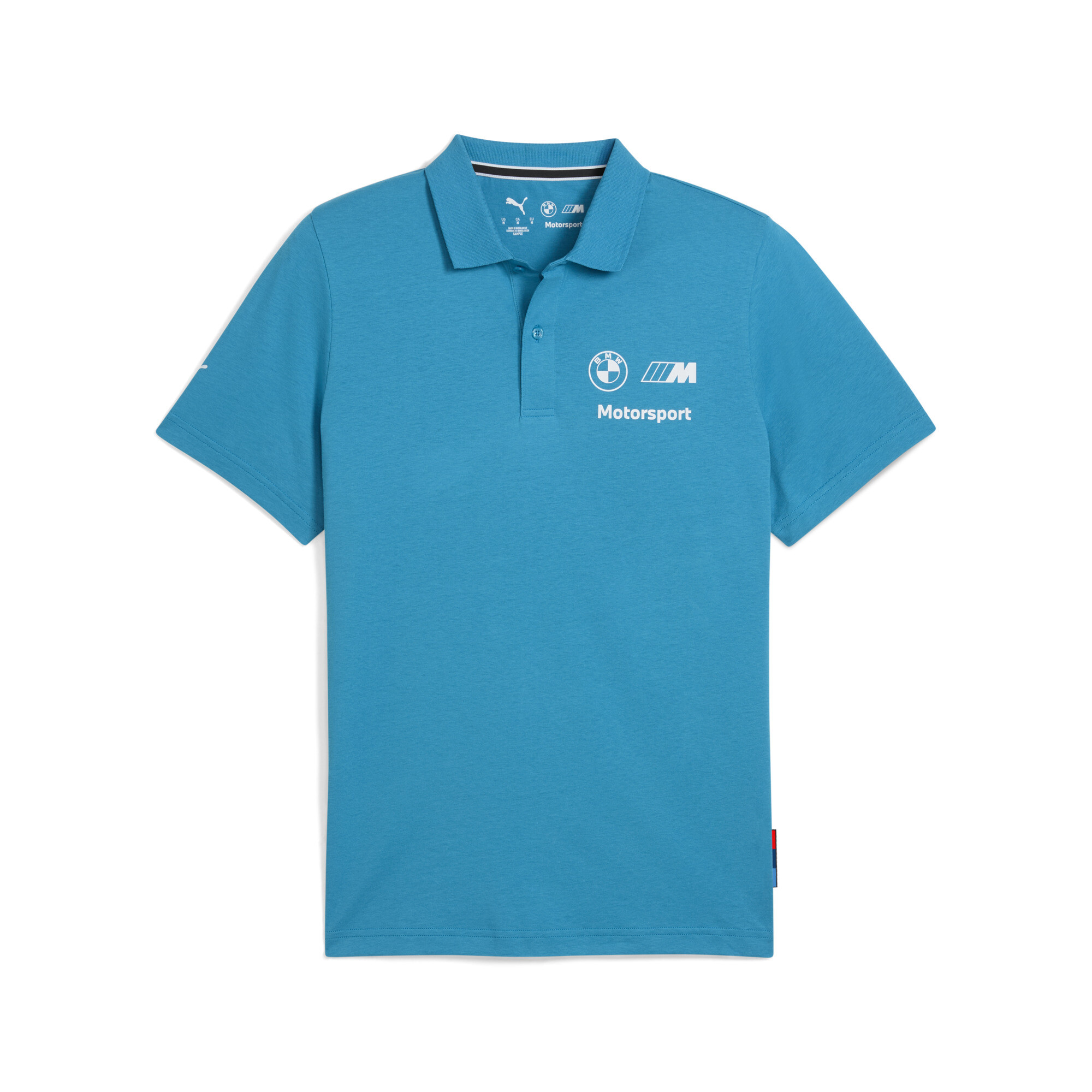 PUMA BMW M Motorsport poloshirt voor Heren, Blauw, Maat S thumbnail 3