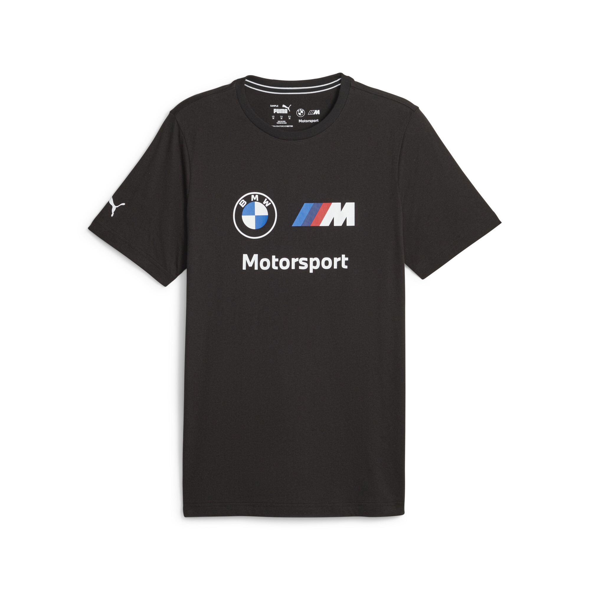 Men's PUMA BMW M Motorsport ESS Logo T-Shirt In Black, Size 2XL