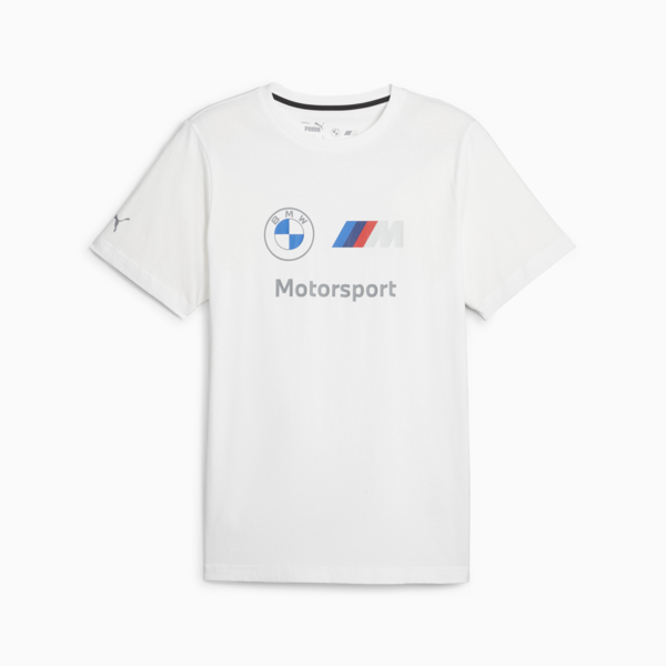 Remera ESS Logo para hombre BMW M Motorsport, PUMA White, large-ARG