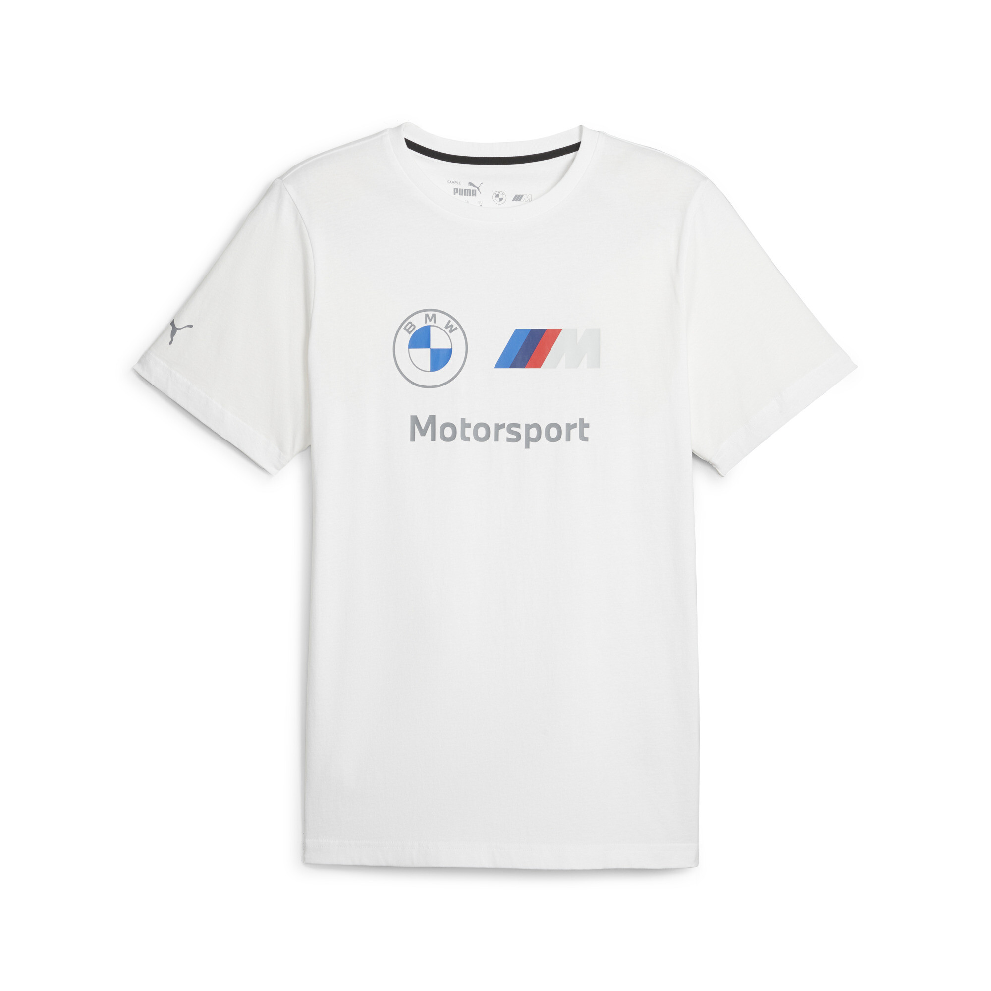 Men's PUMA BMW M Motorsport ESS Logo T-Shirt In White, Size Small