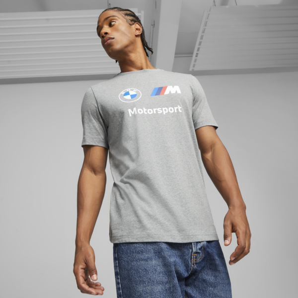 Remera ESS Logo para hombre BMW M Motorsport, Medium Gray Heather, large-ARG