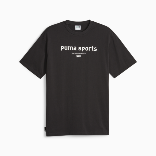 Remera para hombre PUMA Team, PUMA Black, large-ARG