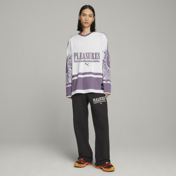 PUMA x PLEASURES Men's Ice Hockey Jersey, PUMA White, large-ZAF